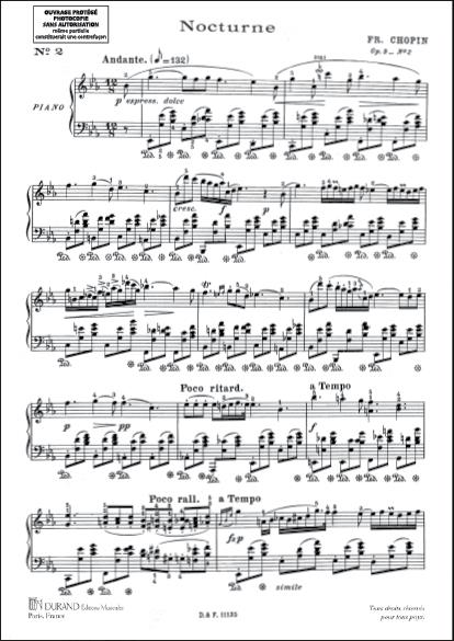 Nocturne Op. 9 No. 2 - révision de Claude Debussy - pro klavír